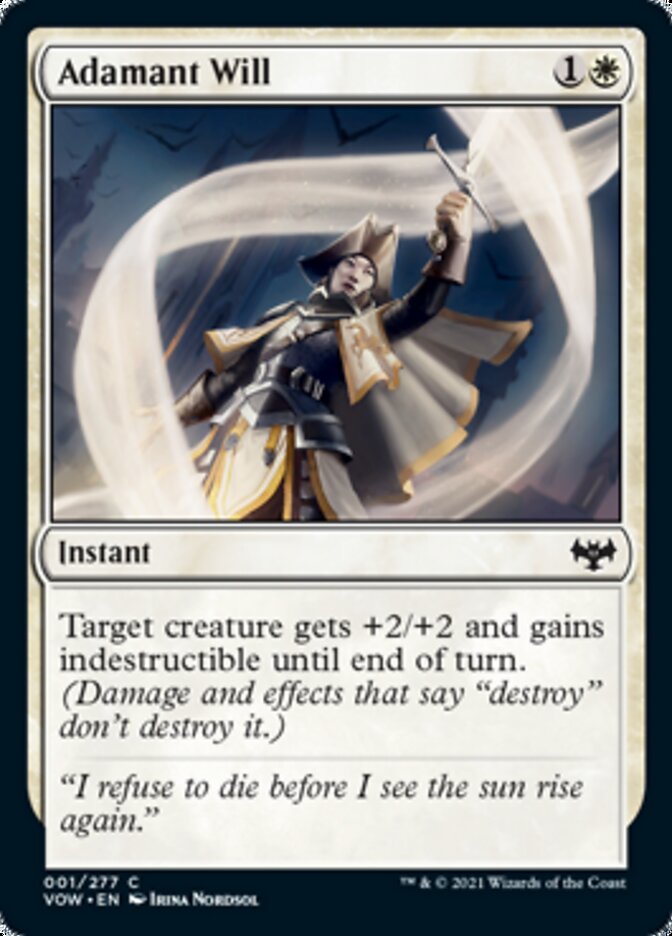 Adamant Will [Innistrad: Crimson Vow] | Cracking-Singles