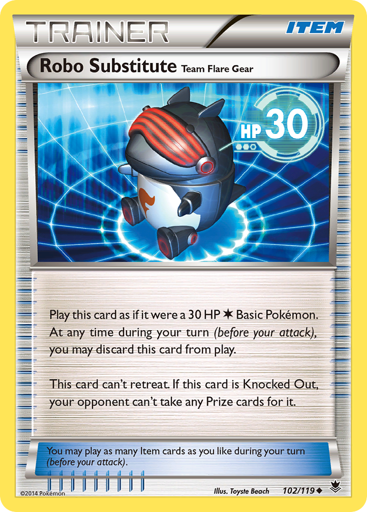 Robo Substitute Team Flare Gear (102/119) [XY: Phantom Forces] | Cracking-Singles