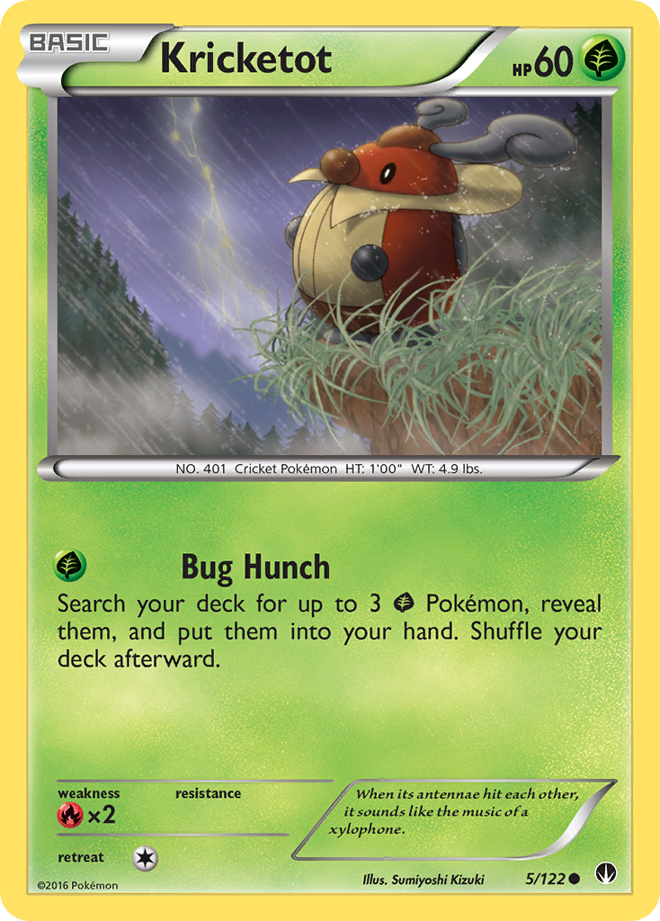 Kricketot (5/122) [XY: BREAKpoint] | Cracking-Singles