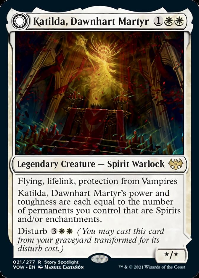 Katilda, Dawnhart Martyr // Katilda's Rising Dawn [Innistrad: Crimson Vow] | Cracking-Singles