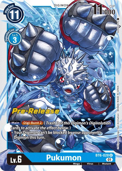 Pukumon [BT6-028] [Double Diamond Pre-Release Cards] | Cracking-Singles