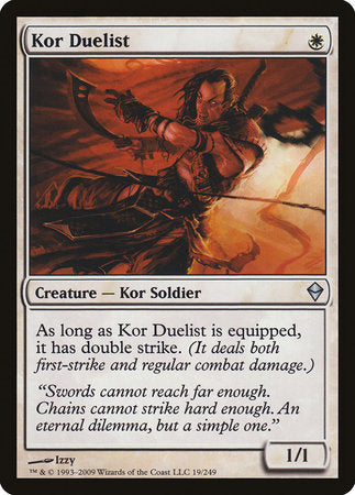 Kor Duelist [Zendikar] | Cracking-Singles