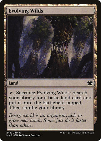 Evolving Wilds [Modern Masters 2015] | Cracking-Singles