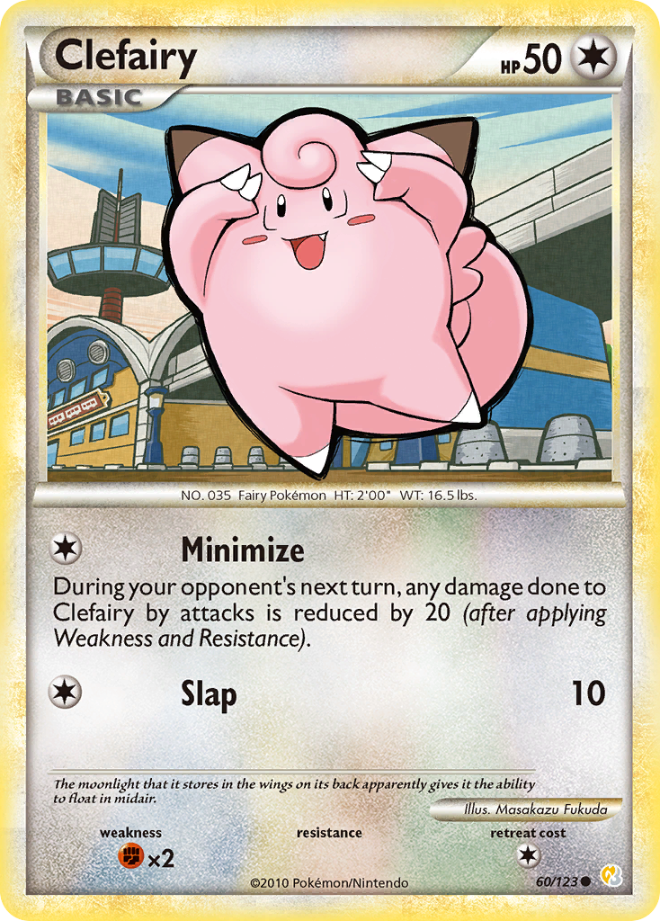 Clefairy (60/123) [HeartGold & SoulSilver: Base Set] | Cracking-Singles