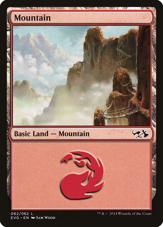 Mountain (62) (Elves vs. Goblins) [Duel Decks Anthology] | Cracking-Singles