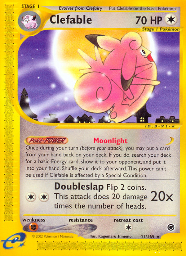 Clefable (41/165) [Expedition: Base Set] | Cracking-Singles