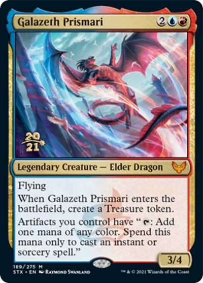 Galazeth Prismari [Strixhaven: School of Mages Prerelease Promos] | Cracking-Singles