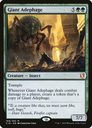 Giant Adephage [Commander 2019] | Cracking-Singles