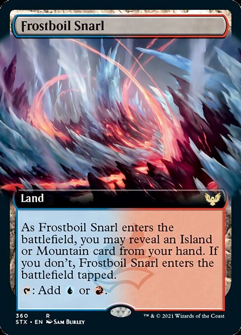 Frostboil Snarl (Extended) [Strixhaven: School of Mages] | Cracking-Singles