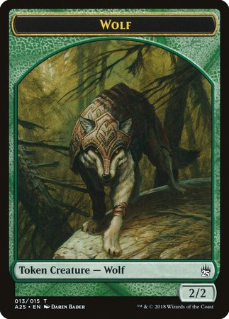 Wolf Token (013) [Masters 25 Tokens] | Cracking-Singles