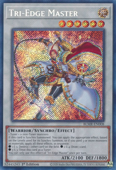 Tri-Edge Master [BLMR-EN008] Secret Rare | Cracking-Singles