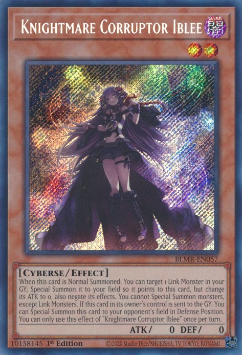 Knightmare Corruptor Iblee [BLMR-EN057] Secret Rare | Cracking-Singles