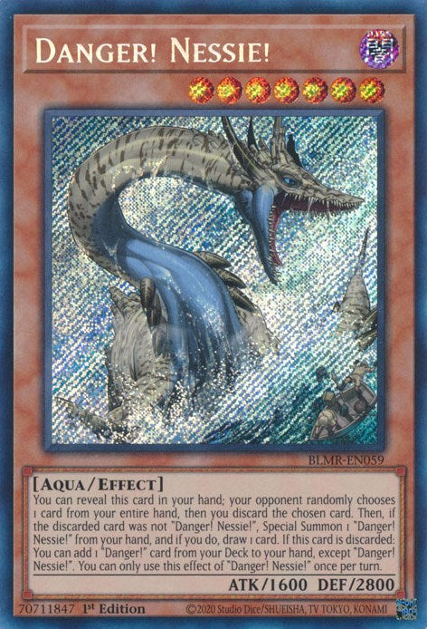 Danger! Nessie! [BLMR-EN059] Secret Rare | Cracking-Singles