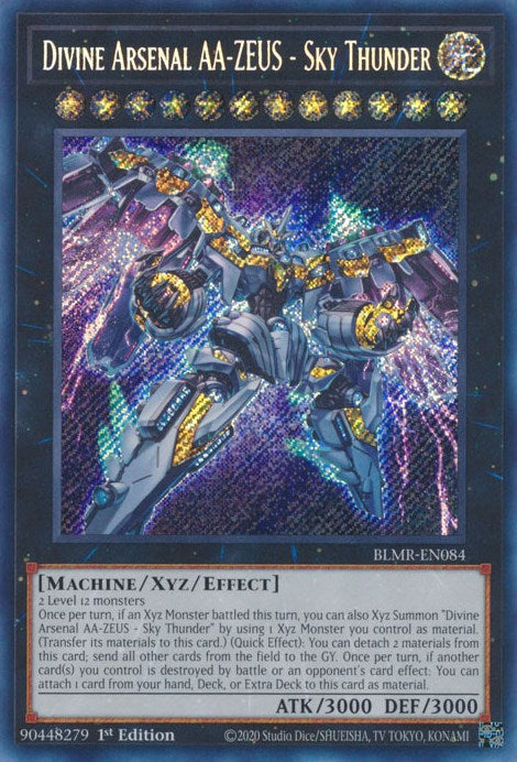 Divine Arsenal AA-ZEUS - Sky Thunder [BLMR-EN084] Secret Rare | Cracking-Singles