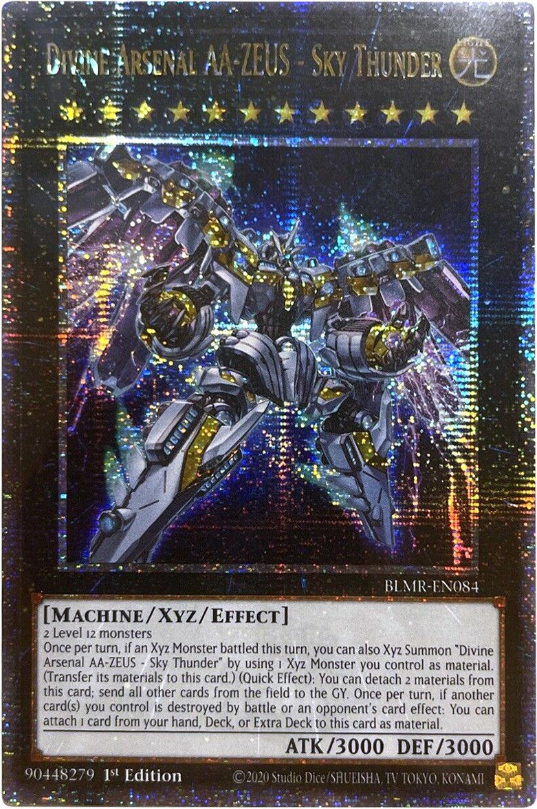 Divine Arsenal AA-ZEUS - Sky Thunder [BLMR-EN084] Quarter Century Secret Rare | Cracking-Singles