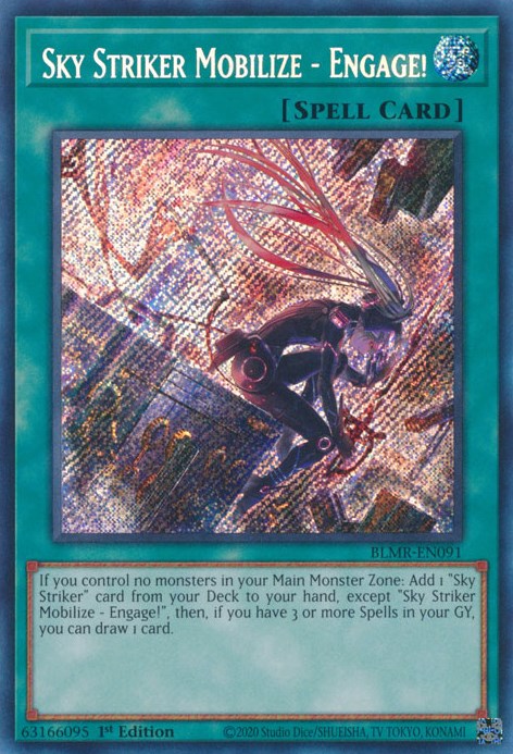 Sky Striker Mobilize - Engage! [BLMR-EN091] Secret Rare | Cracking-Singles