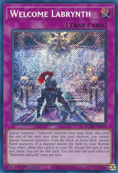 Welcome Labrynth [BLMR-EN102] Secret Rare | Cracking-Singles