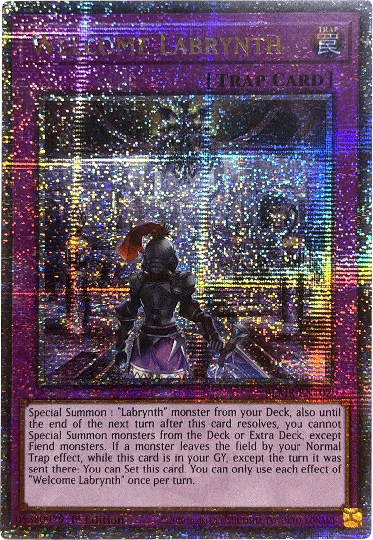 Welcome Labrynth [BLMR-EN102] Quarter Century Secret Rare | Cracking-Singles