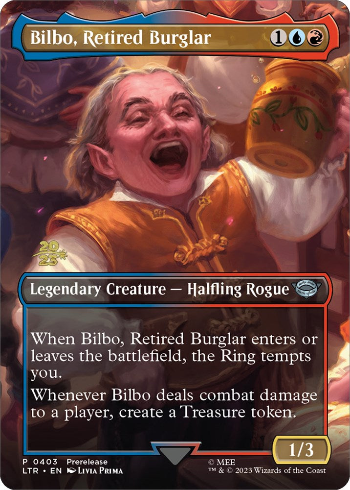 Bilbo, Retired Burglar [The Lord of the Rings: Tales of Middle-Earth Prerelease Promos] | Cracking-Singles