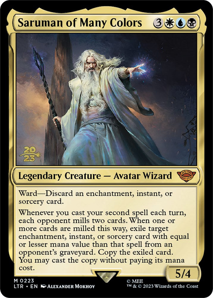 Saruman of Many Colors [The Lord of the Rings: Tales of Middle-Earth Prerelease Promos] | Cracking-Singles