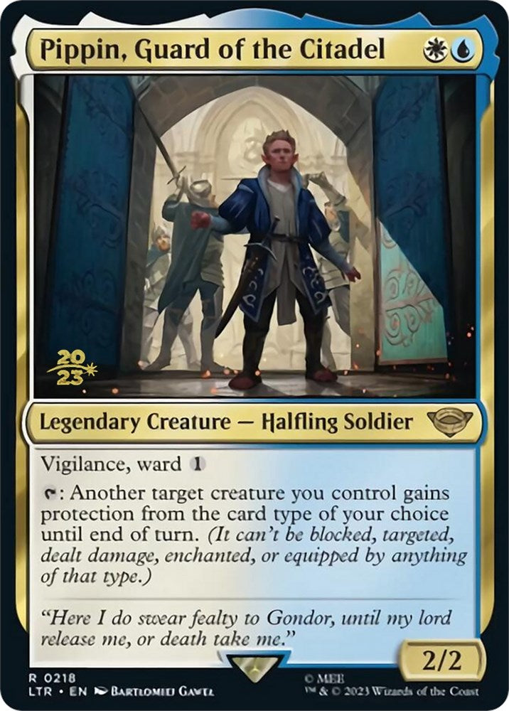 Pippin, Guard of the Citadel [The Lord of the Rings: Tales of Middle-Earth Prerelease Promos] | Cracking-Singles