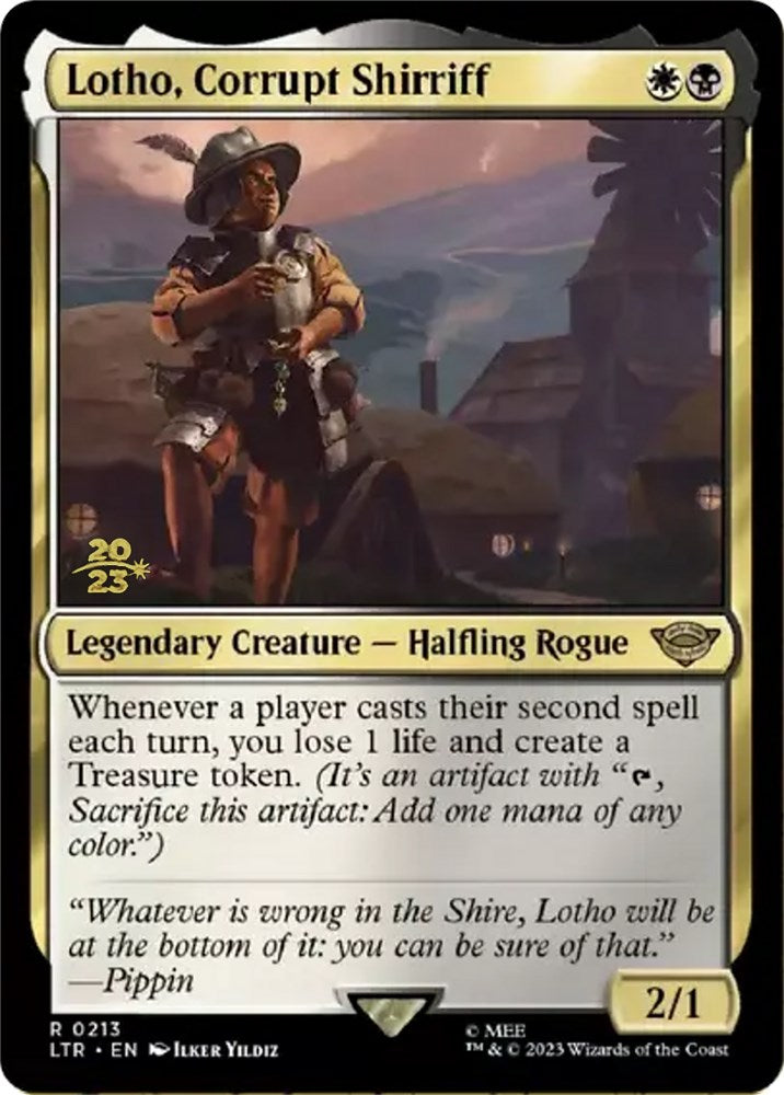 Lotho, Corrupt Shirriff [The Lord of the Rings: Tales of Middle-Earth Prerelease Promos] | Cracking-Singles