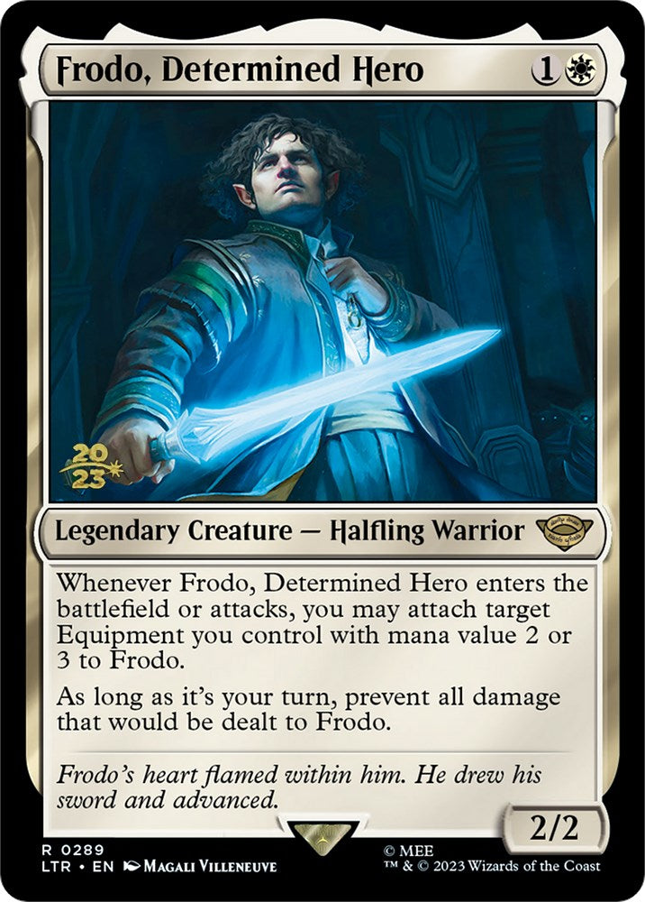 Frodo, Determined Hero [The Lord of the Rings: Tales of Middle-Earth Prerelease Promos] | Cracking-Singles