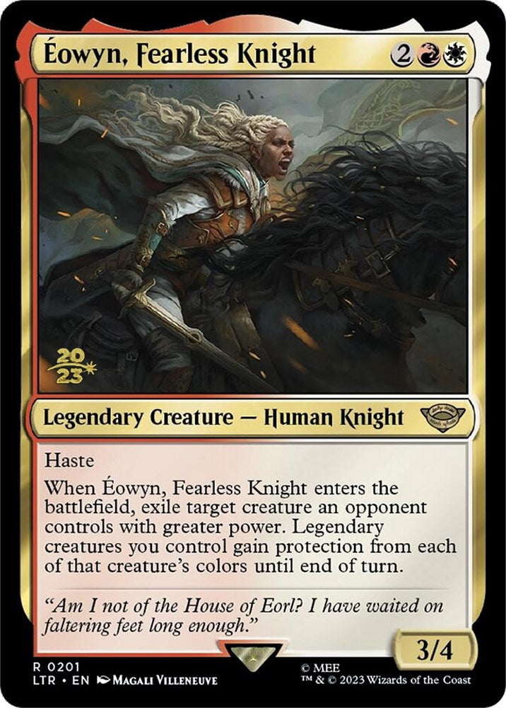 Eowyn, Fearless Knight [The Lord of the Rings: Tales of Middle-Earth Prerelease Promos] | Cracking-Singles