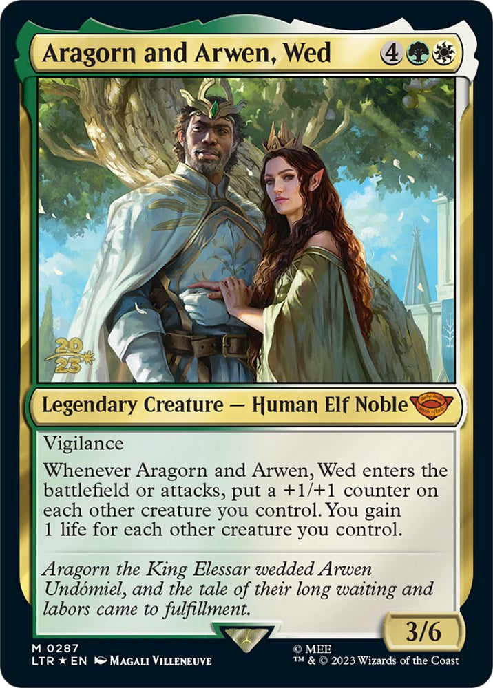 Aragorn and Arwen, Wed [The Lord of the Rings: Tales of Middle-Earth Prerelease Promos] | Cracking-Singles