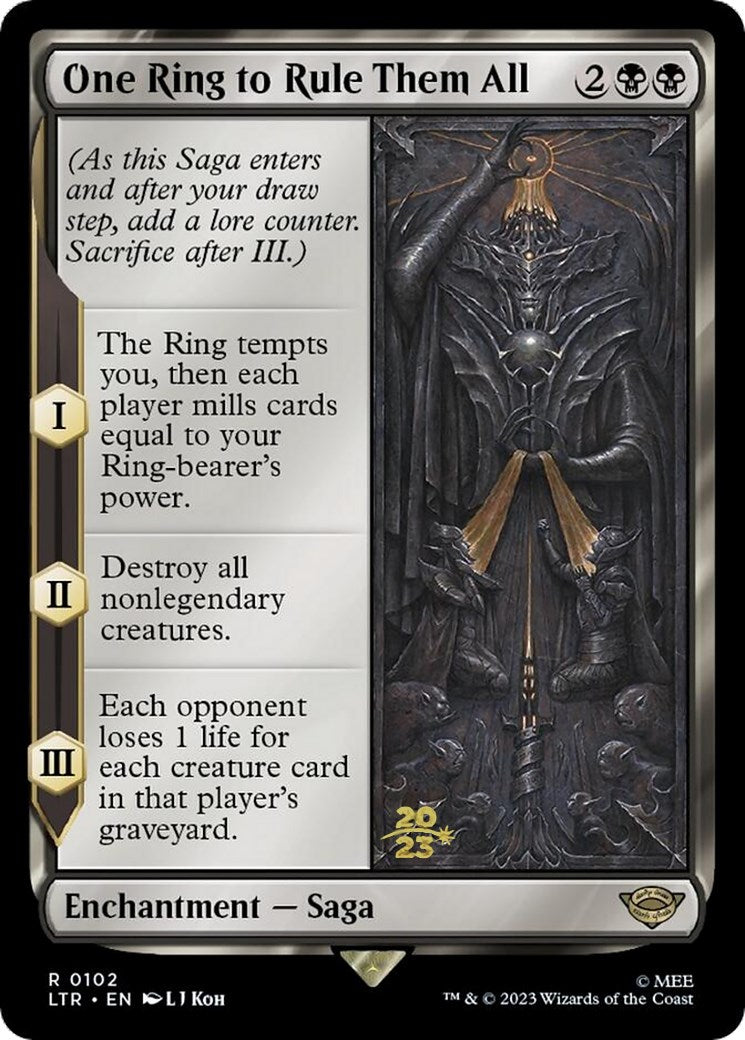 One Ring to Rule Them All [The Lord of the Rings: Tales of Middle-Earth Prerelease Promos] | Cracking-Singles