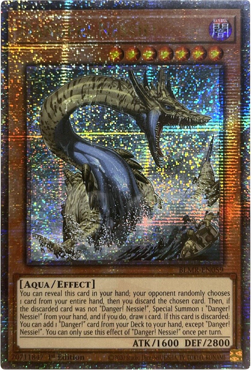 Danger! Nessie! [BLMR-EN059] Quarter Century Secret Rare | Cracking-Singles