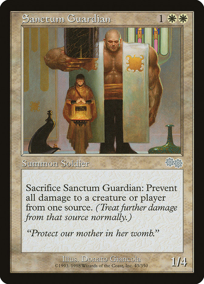 Sanctum Guardian [Urza's Saga] | Cracking-Singles