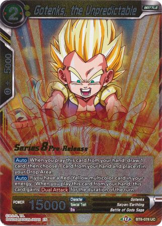 Gotenks, the Unpredictable [BT8-078_PR] | Cracking-Singles