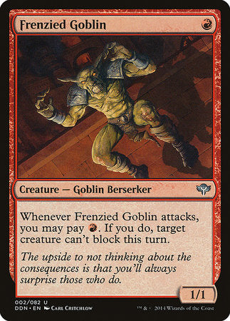 Frenzied Goblin [Duel Decks: Speed vs. Cunning] | Cracking-Singles