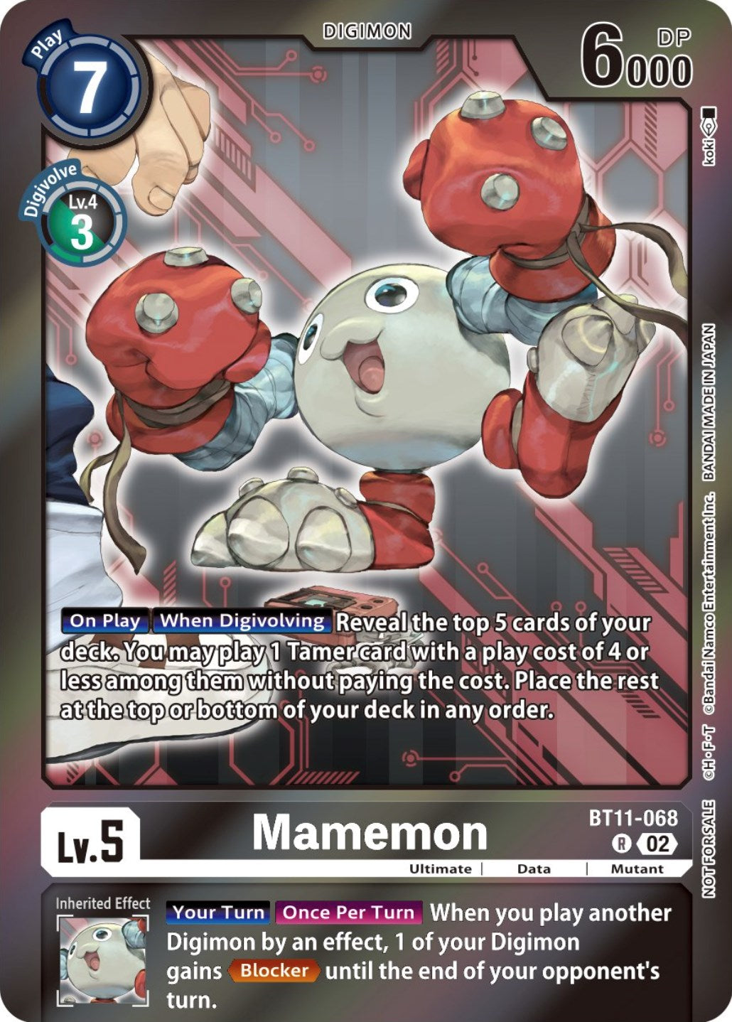 Mamemon [BT11-068] (Event Pack 5) [Dimensional Phase Promos] | Cracking-Singles