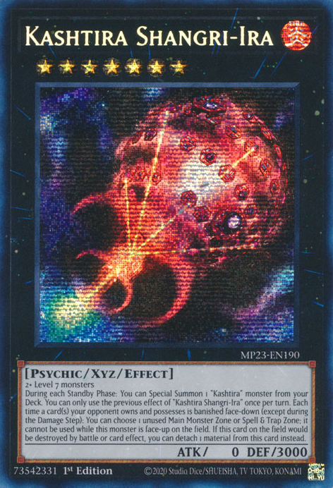 Kashtira Shangri-Ira [MP23-EN190] Prismatic Secret Rare | Cracking-Singles