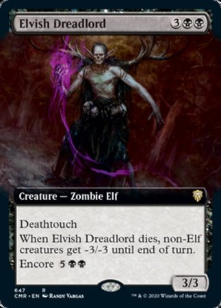 Elvish Dreadlord (Extended Art) [Commander Legends] | Cracking-Singles