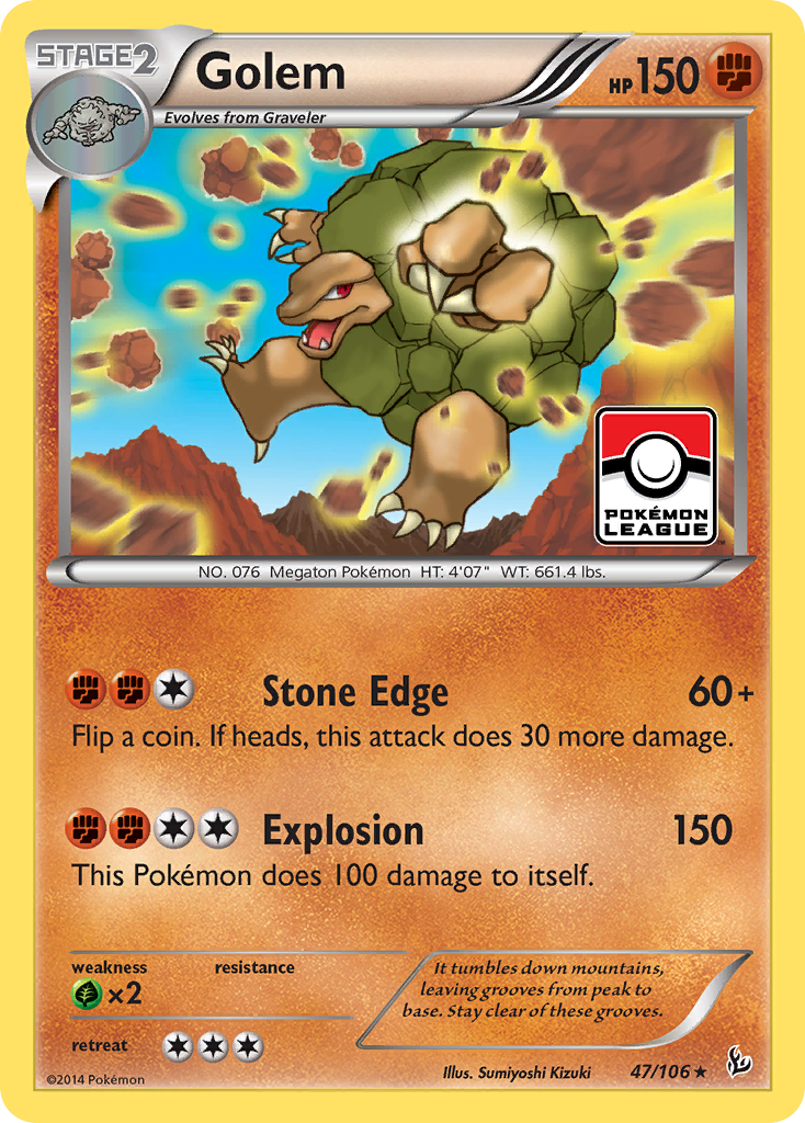 Golem (47/106) [XY: Flashfire] | Cracking-Singles