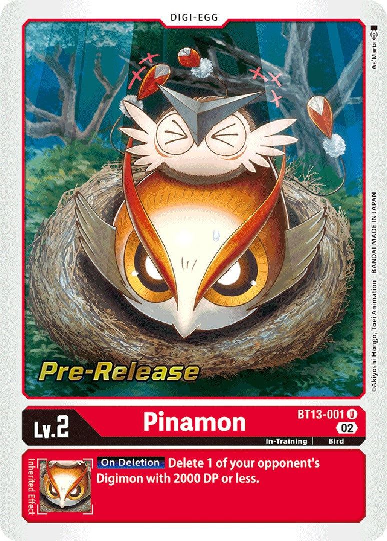 Pinamon [BT13-001] [Versus Royal Knight Booster Pre-Release Cards] | Cracking-Singles