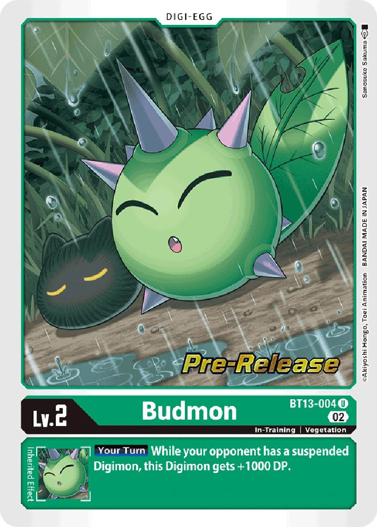 Budmon [BT13-004] [Versus Royal Knight Booster Pre-Release Cards] | Cracking-Singles