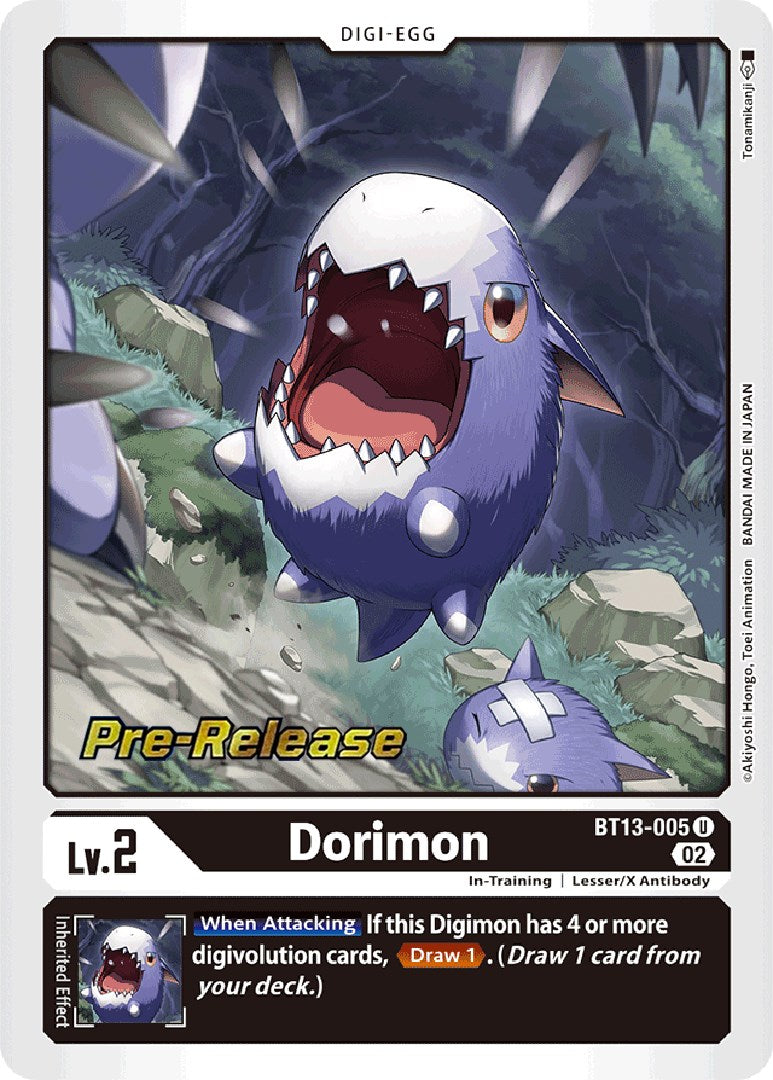 Dorimon [BT13-005] [Versus Royal Knight Booster Pre-Release Cards] | Cracking-Singles