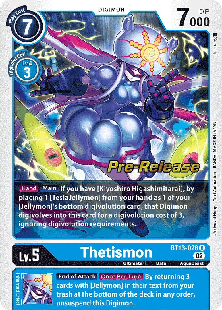 Thetismon [BT13-028] [Versus Royal Knight Booster Pre-Release Cards] | Cracking-Singles