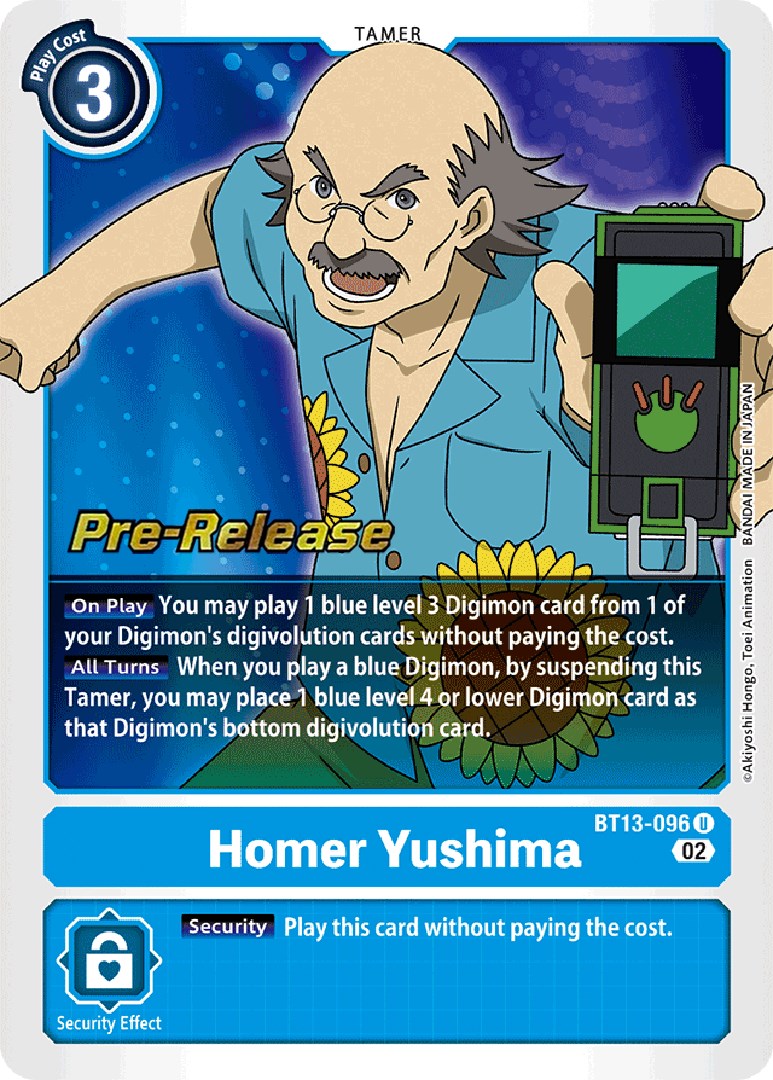 Homer Yushima [BT13-096] [Versus Royal Knight Booster Pre-Release Cards] | Cracking-Singles