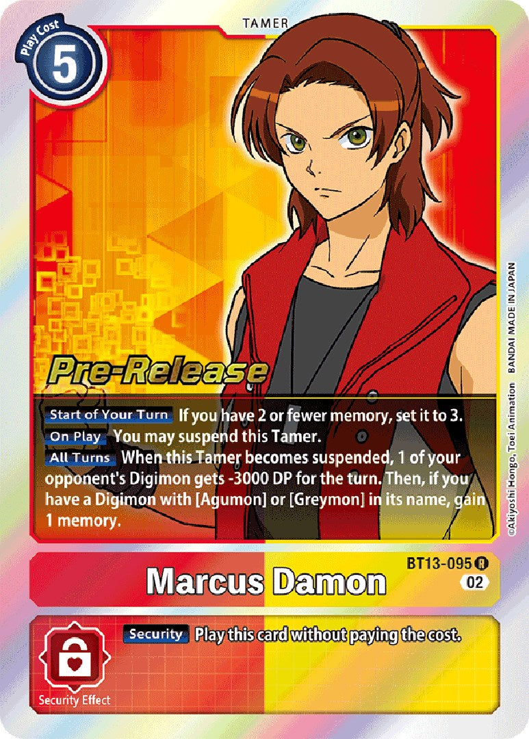 Marcus Damon [BT13-095] [Versus Royal Knight Booster Pre-Release Cards] | Cracking-Singles