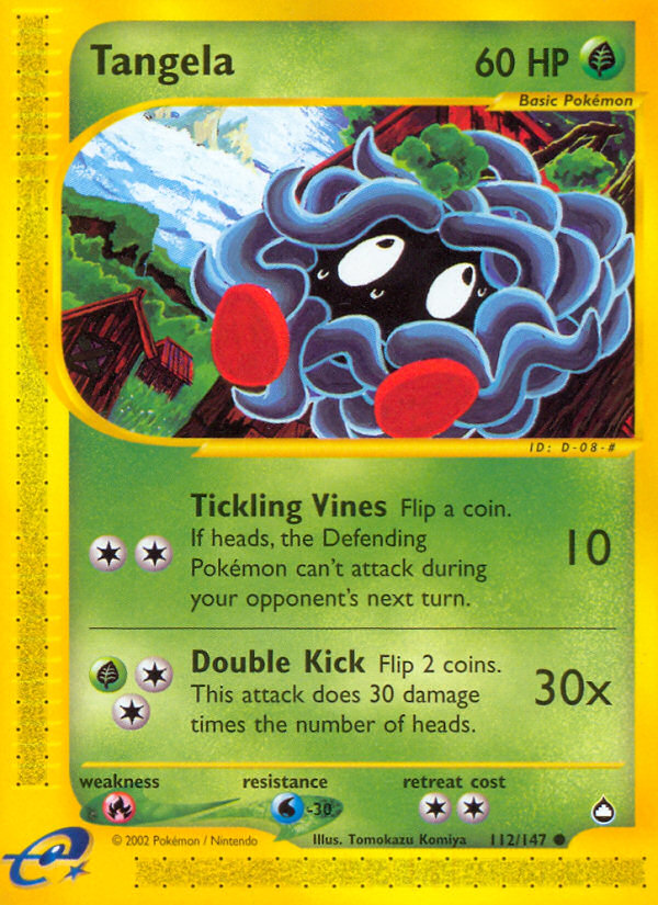 Tangela (112/147) [Aquapolis] | Cracking-Singles