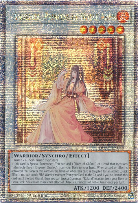 Angelica, Princess of Noble Arms [DUNE-EN040] Quarter Century Secret Rare | Cracking-Singles