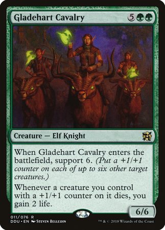 Gladehart Cavalry [Duel Decks: Elves vs. Inventors] | Cracking-Singles