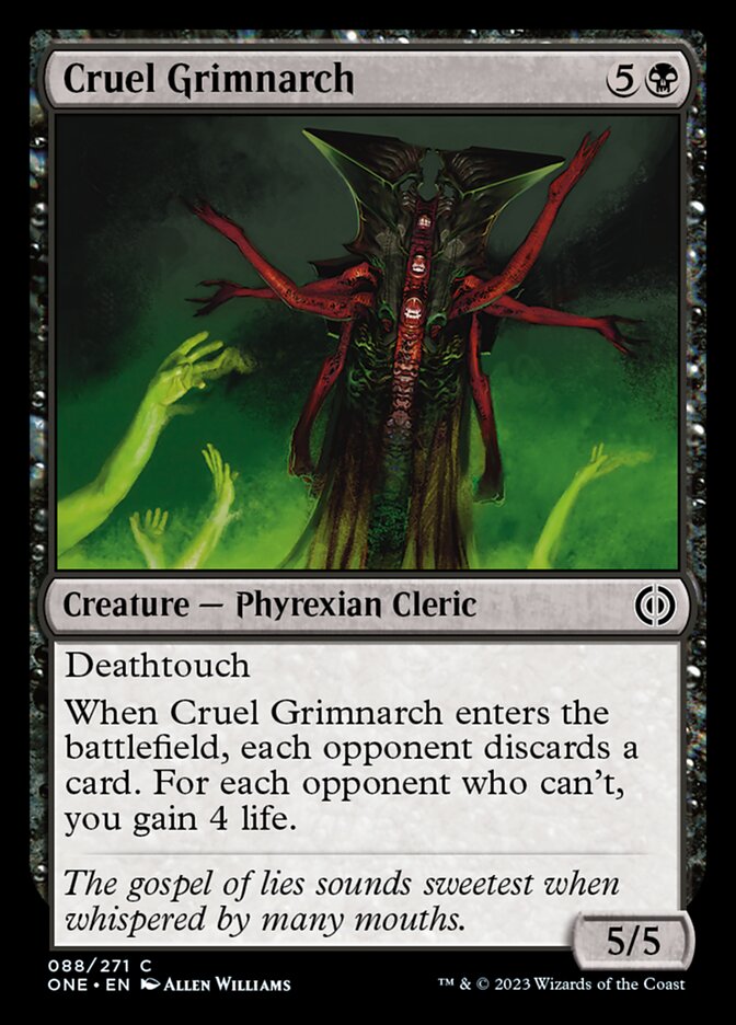 Cruel Grimnarch [Phyrexia: All Will Be One] | Cracking-Singles