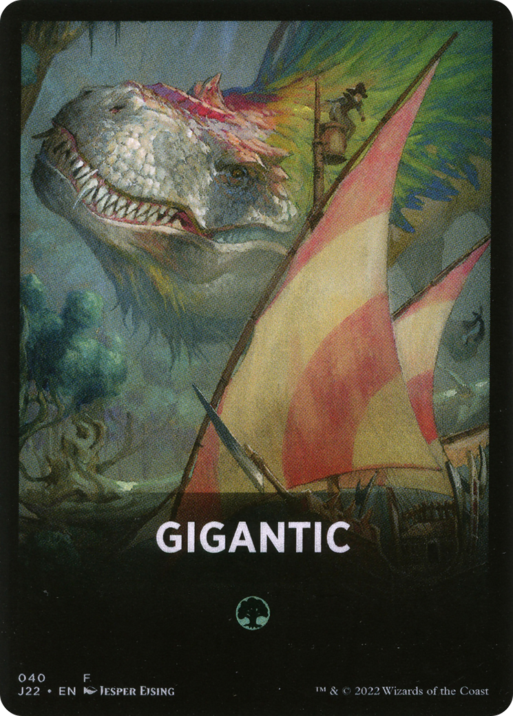 Gigantic Theme Card [Jumpstart 2022 Front Cards] | Cracking-Singles