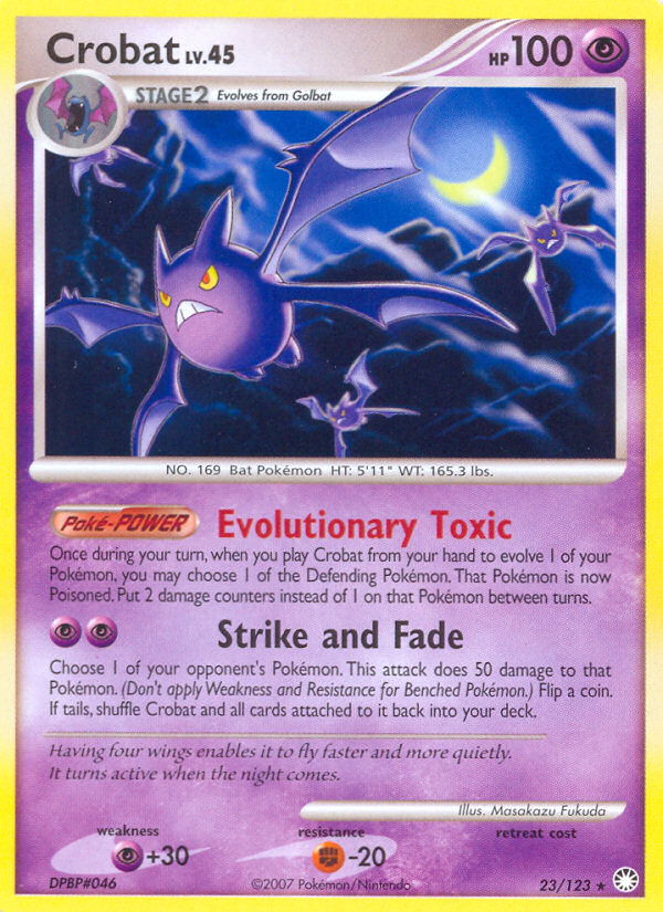 Crobat (23/123) [Diamond & Pearl: Mysterious Treasures] | Cracking-Singles